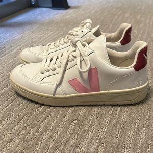 pink veja sneakers